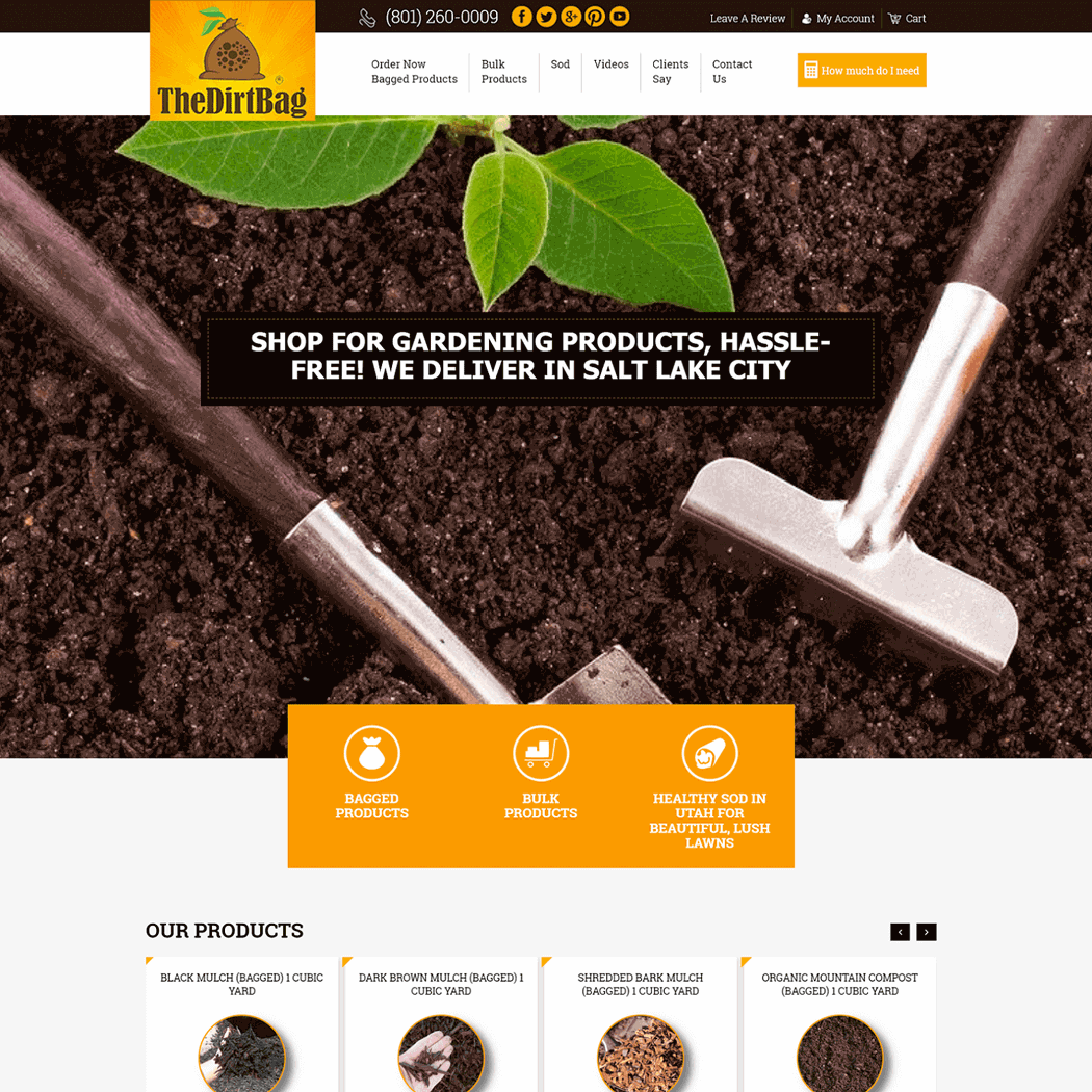 The Dirt Bag website